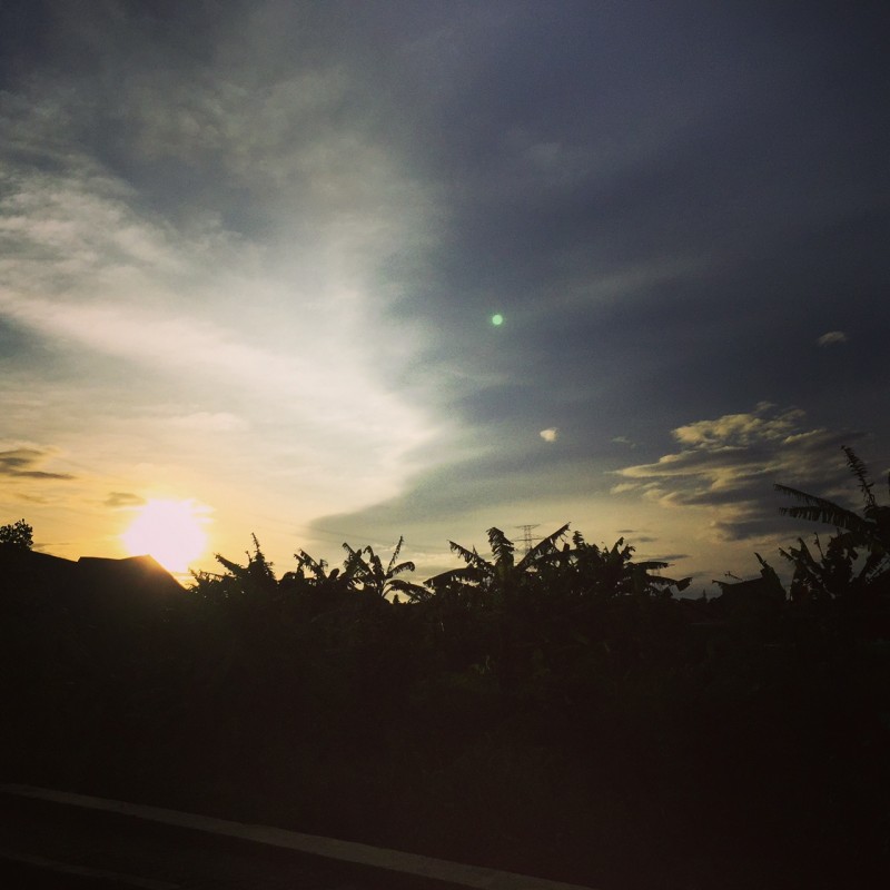 Sore di kawasan Pitara, Depok. (Dok. Kandi)